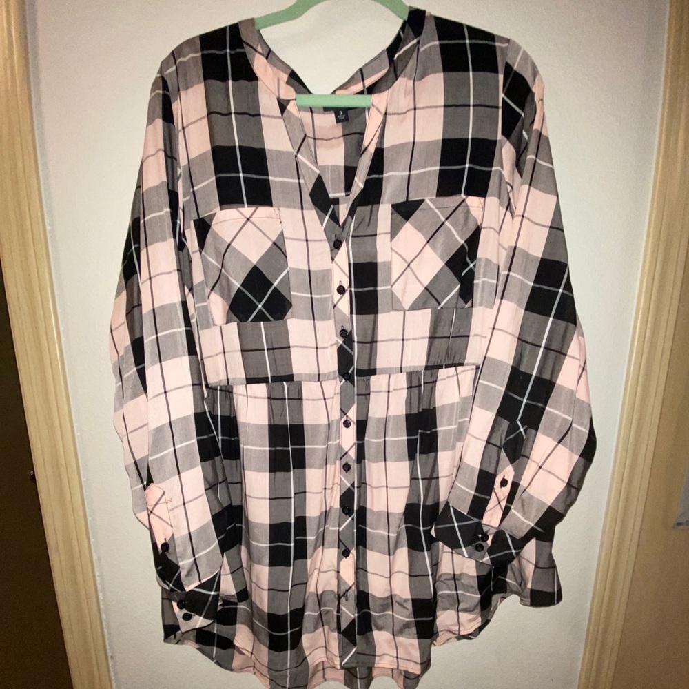 Torrid | EUC • plaid top 🍂
